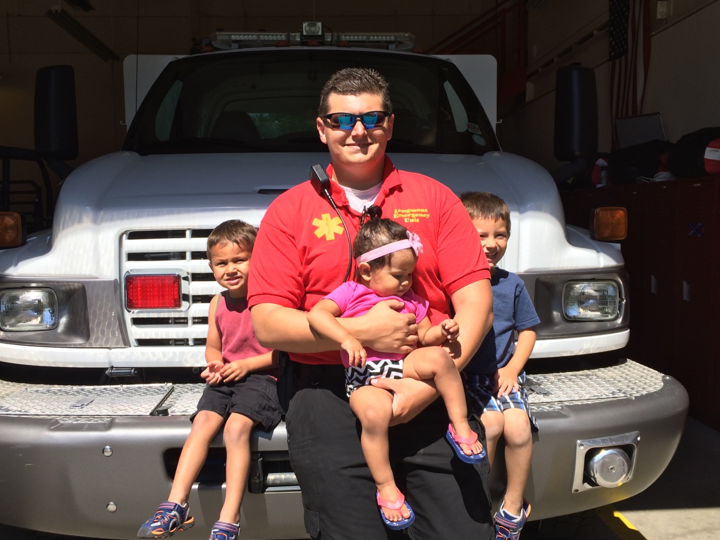 J.R. Young as a first responder